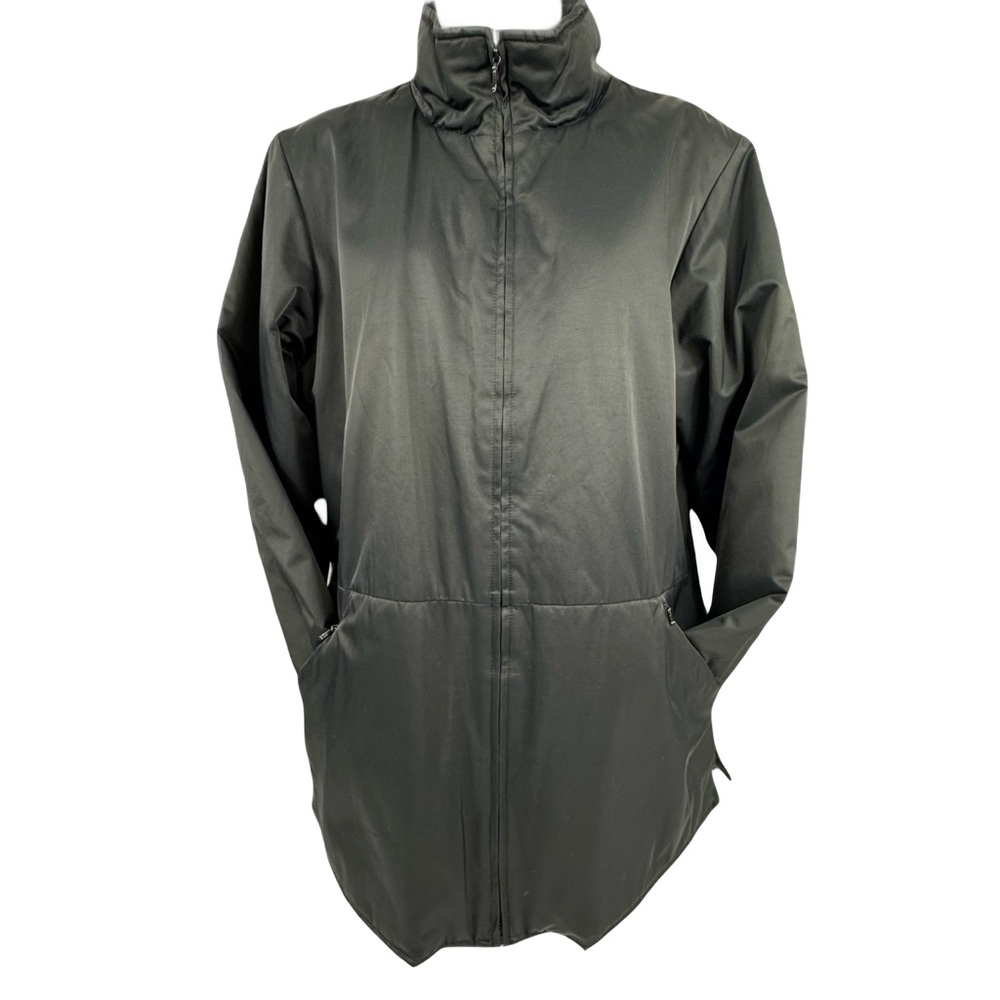 L.L.Bean black full-zip women’s cold weather winter jacket coat w Primaloft sz M